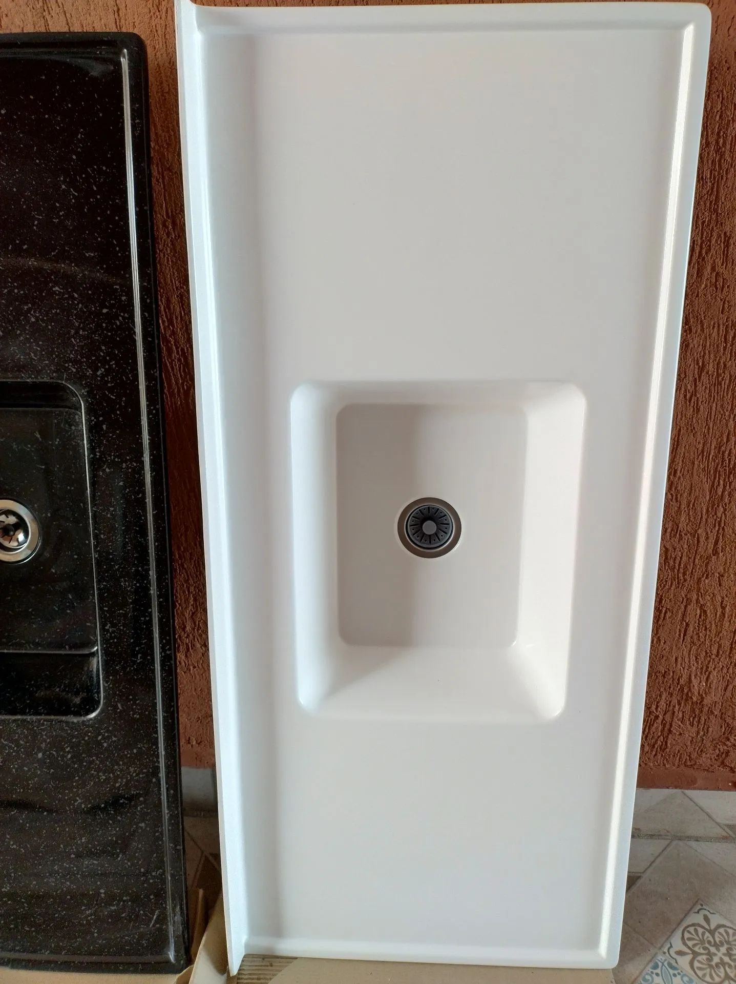 Pia cuba novas válvula inox com ralo - Foto 2