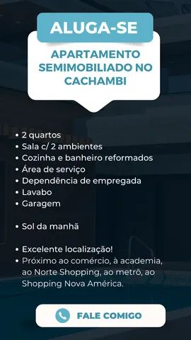 Captação de Apartamento para locação na Rua São Gabriel - até 583 - lado ímpar, Cachambi, Rio de Janeiro, RJ