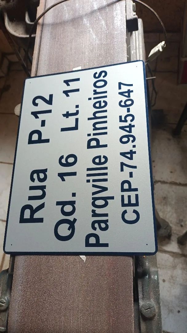 Placa de endereço pronta em 1 hrs - Foto 3