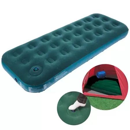 colchao inflavel solteiro verd c bomba 191x73x22cm kala 631299.1 - Foto 3