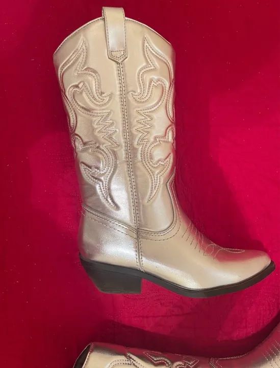 Bota cowboy prata shein  - Foto 2