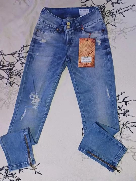 Calça jeans feminina deals patoge