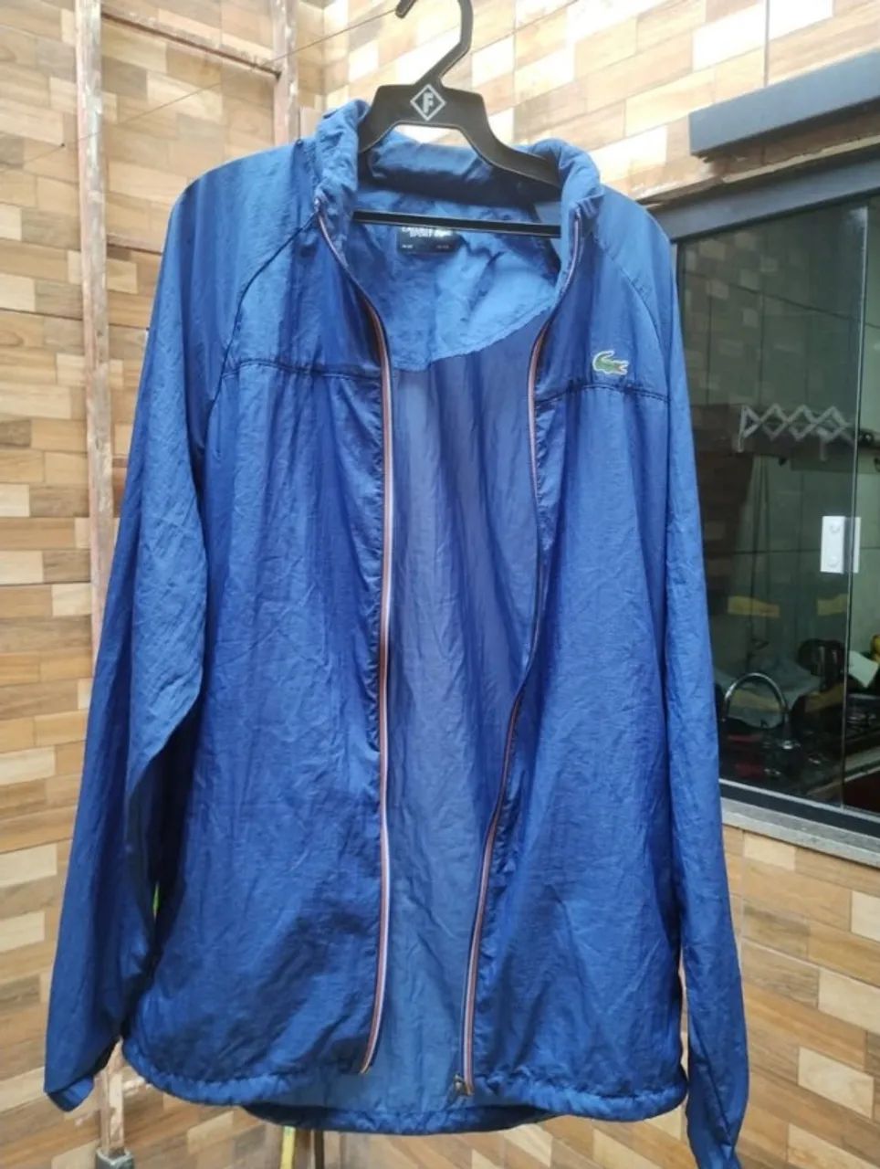 Jaqueta Corta Vento Lacoste Sport Azul Original. - Foto 3