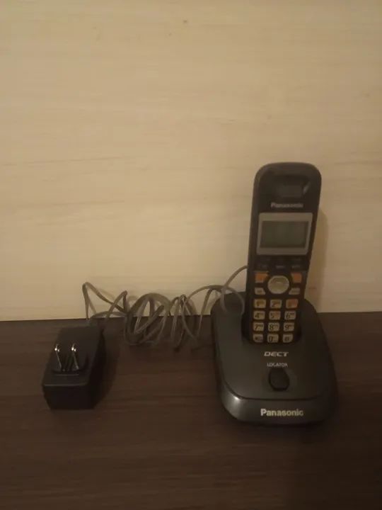 Vendo telefone Panasonic usado  sem fio