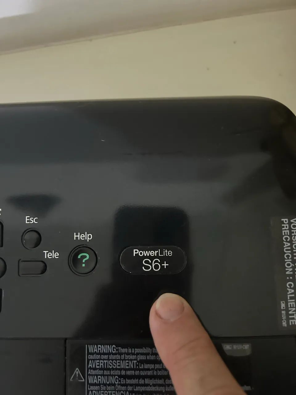 Projetor Epson power lite S6+