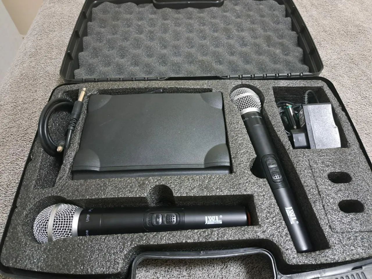 Microfone Sem Fio Duplo - JWL