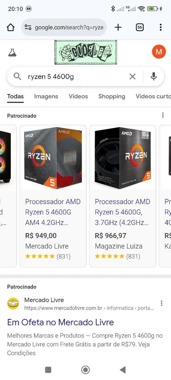 AMD Ryzen 5 Processor64264610686849121