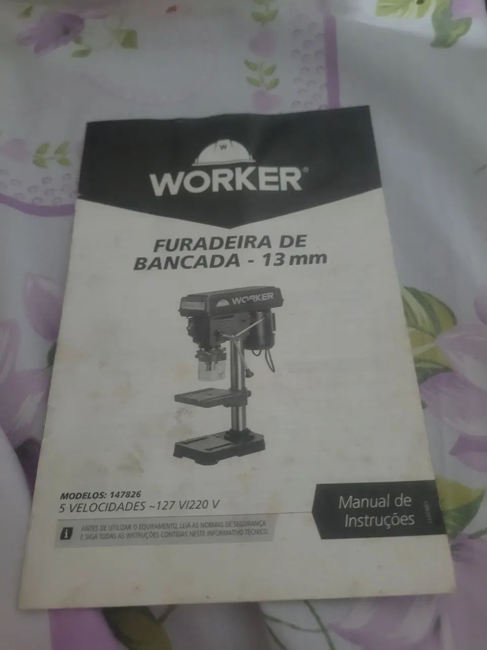 Maquina de fura de bancada nova 64292884265089124