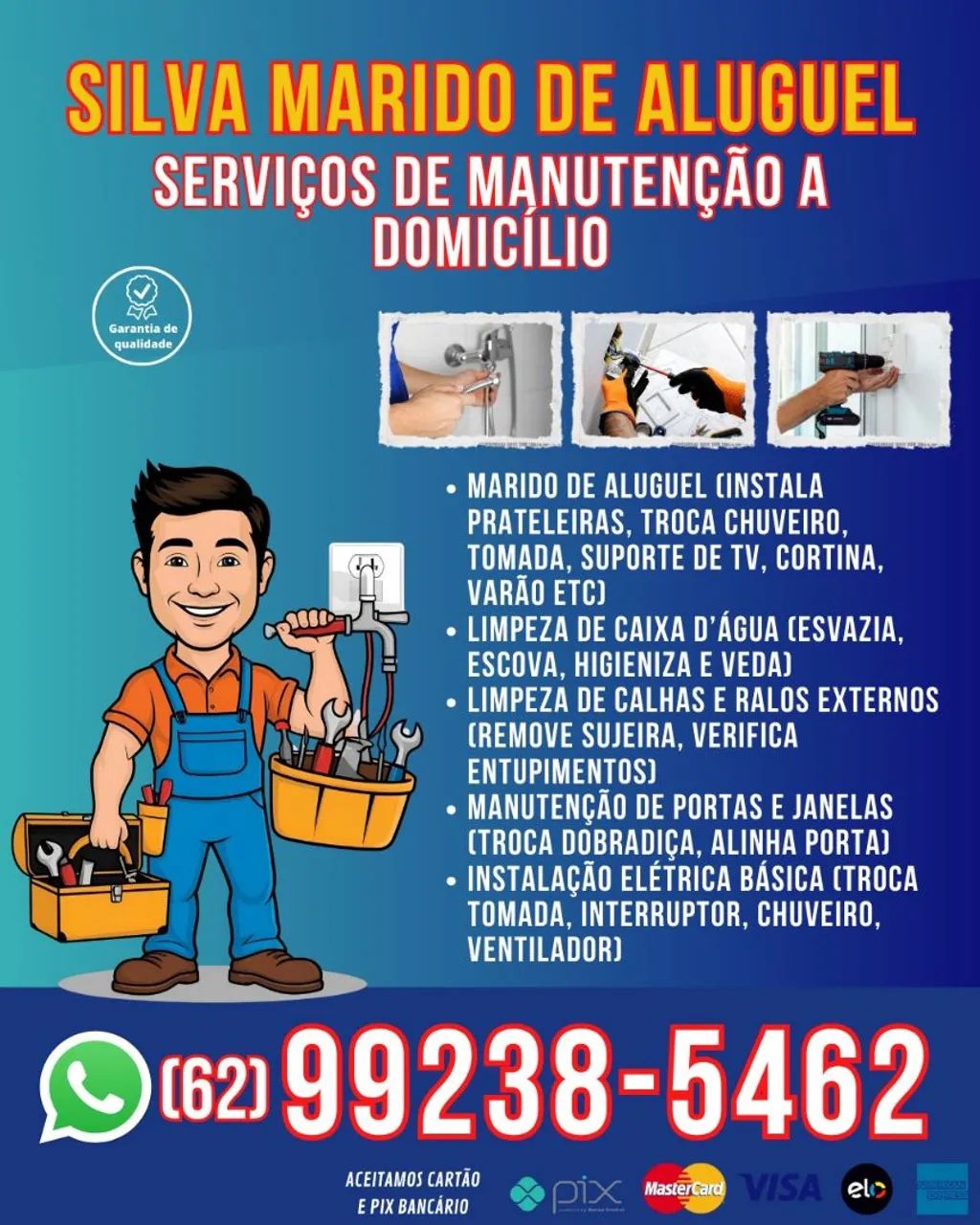 Marido de Aluguel/Reparos em Domicílio 