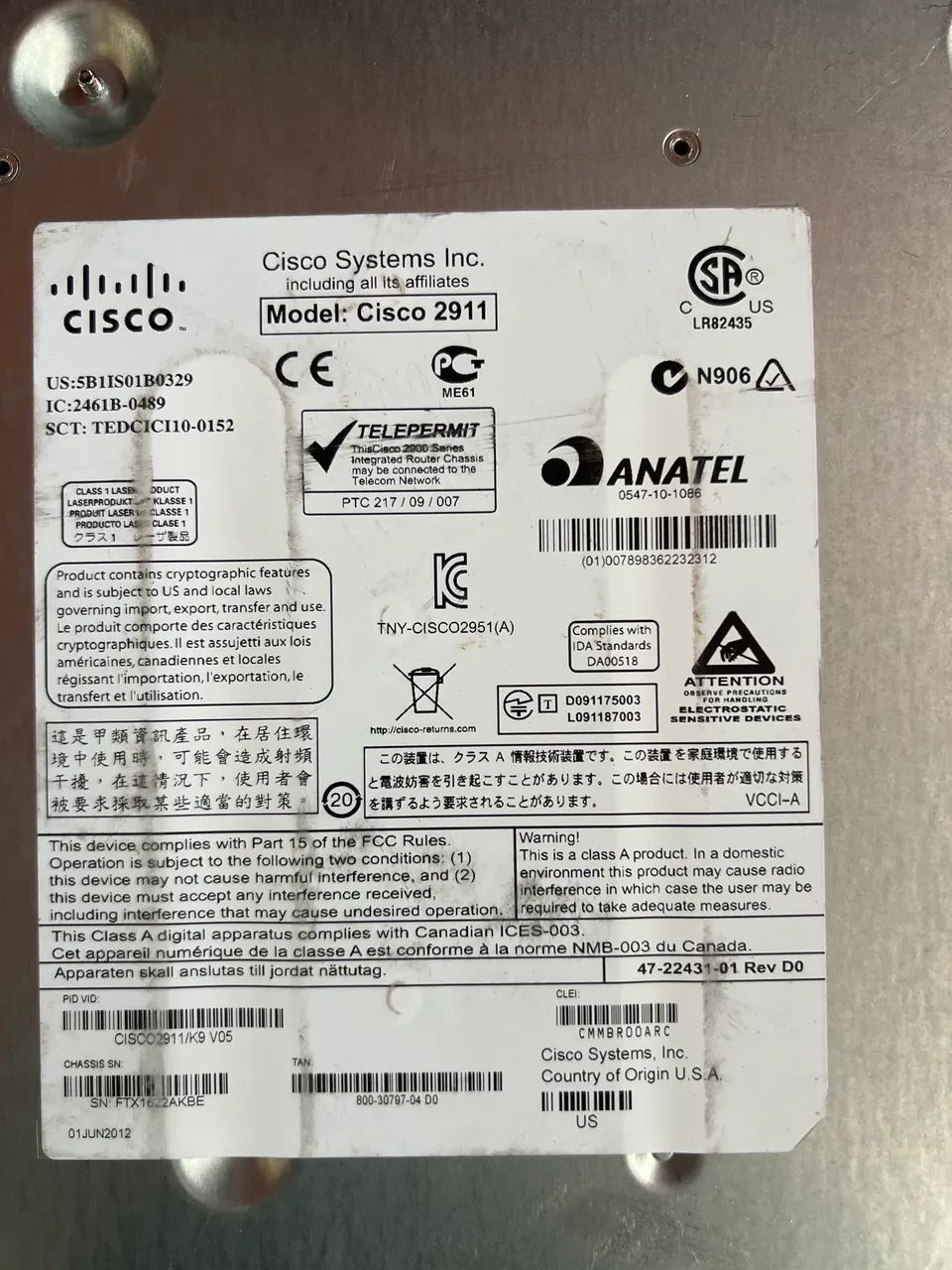 Roteador Cisco 2911 - Foto 2
