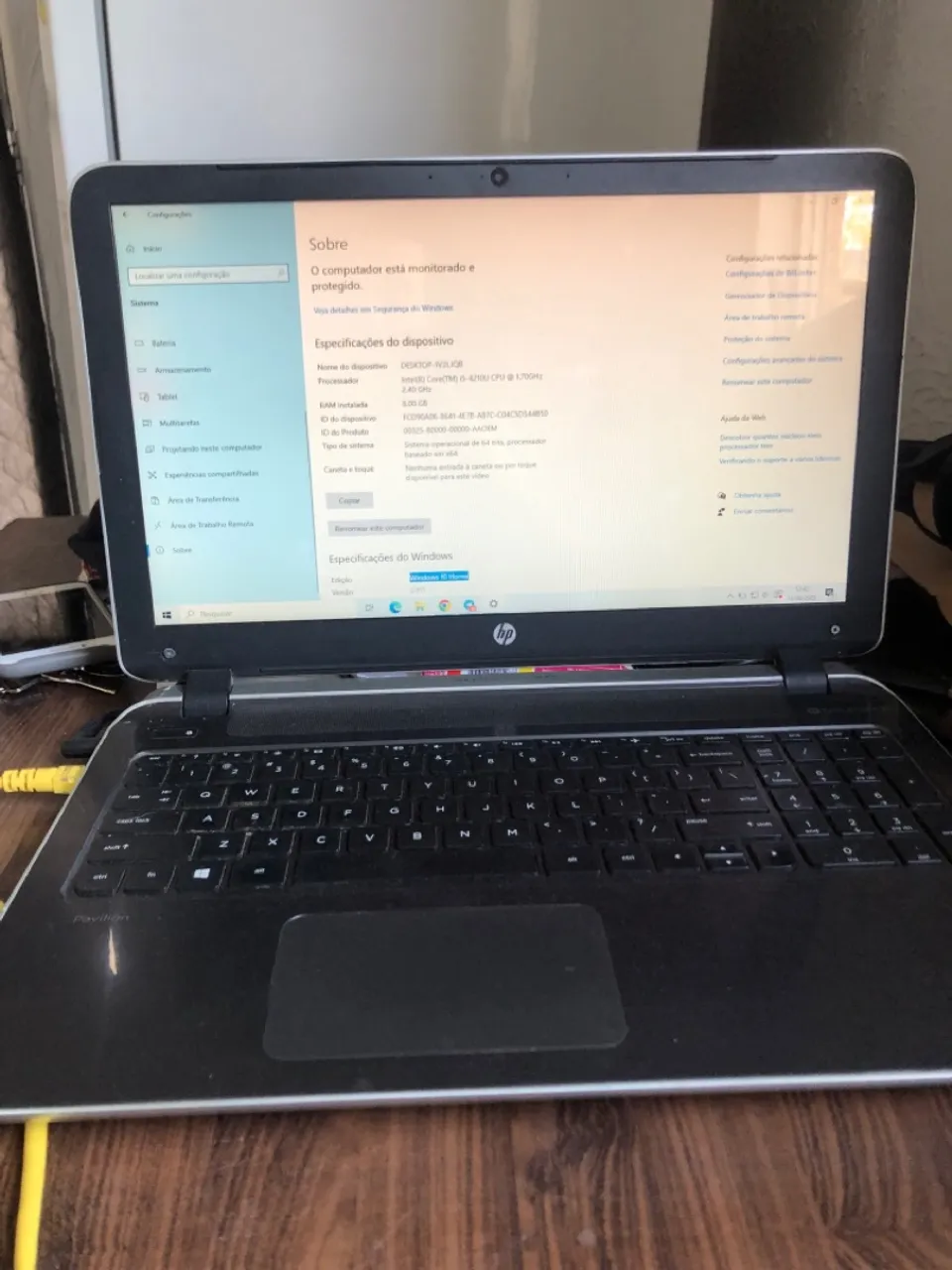 Notebook HP Pavilion - Intel i5