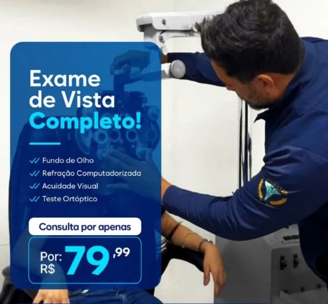Exame de vista grátis*