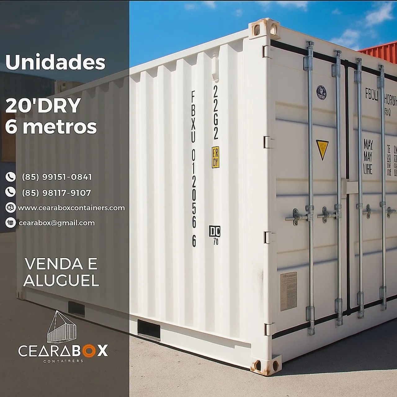 Containers de 20 pés usados e seminovos!!