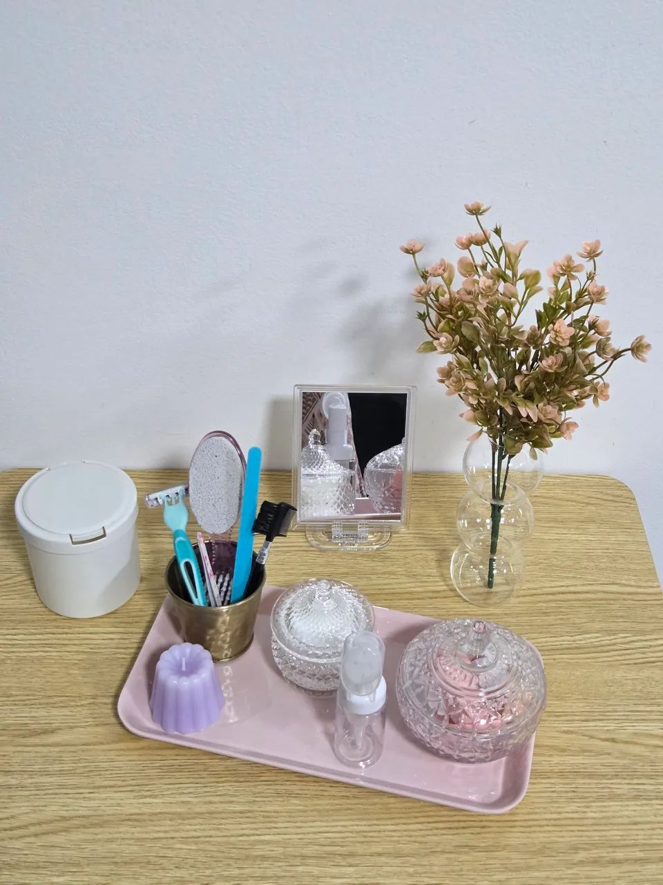 Conjunto novo com itens de beleza e decoração LINA - mais de 10 peças novas e sem avarias - Foto 2