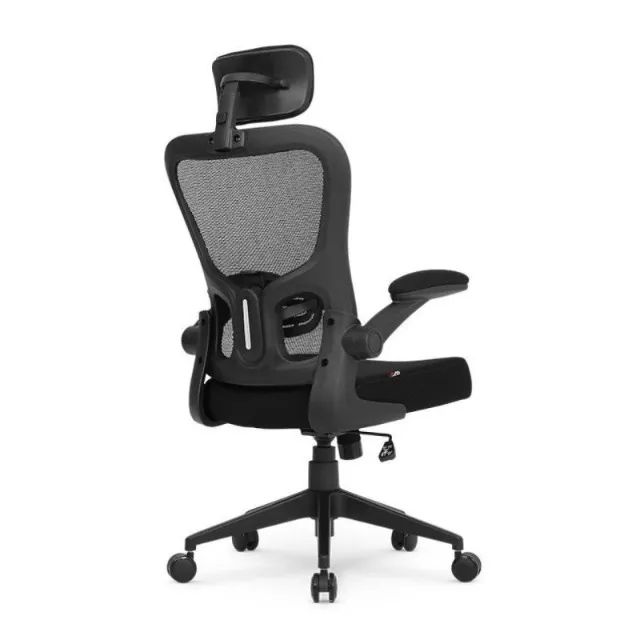 Cadeira Escritório Tela Ergonômica Preta Apoio Cervical Home Office 20098 - Foto 4