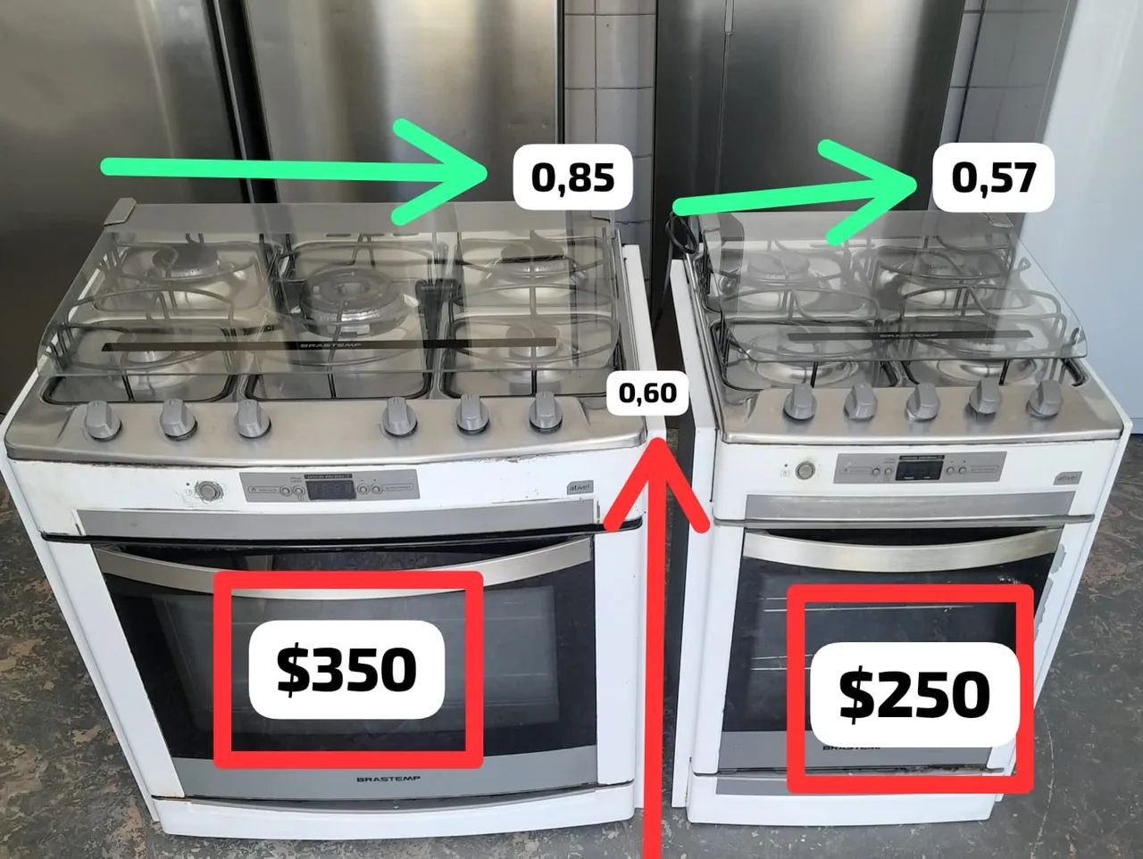 Fogões Embutir  4 e 5 bocas automático 