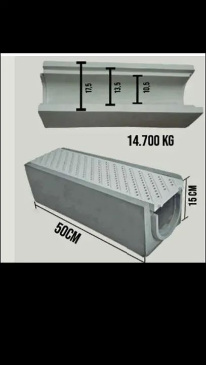 Canal de concreto