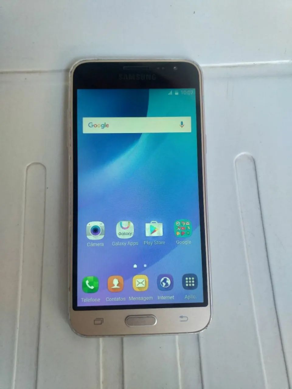 Barato celular samsung Galaxy j3 dual chip conservado - Foto 2
