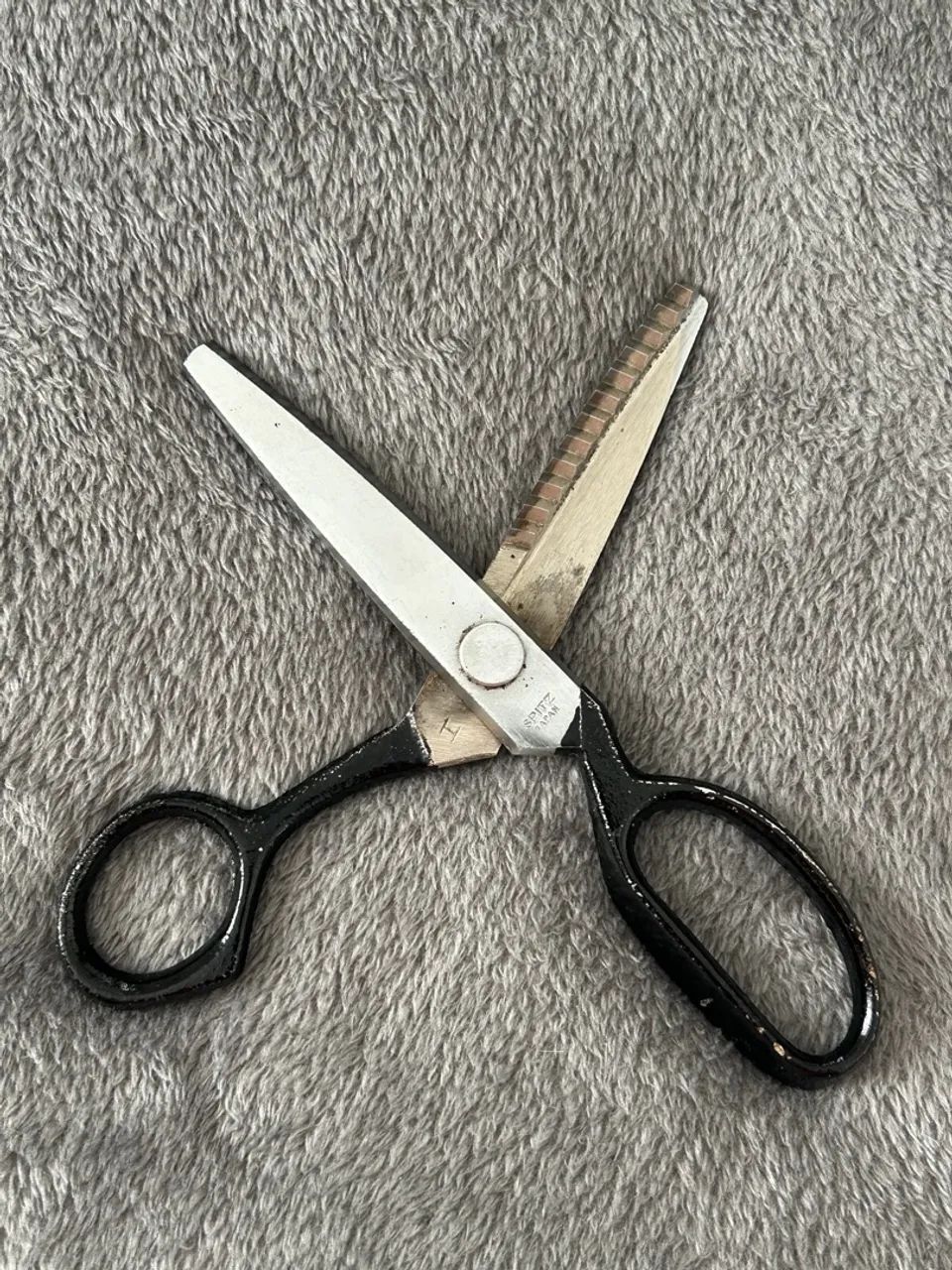 tesoura de picotar, zigzag - spitz japan. muito antiga, rara!