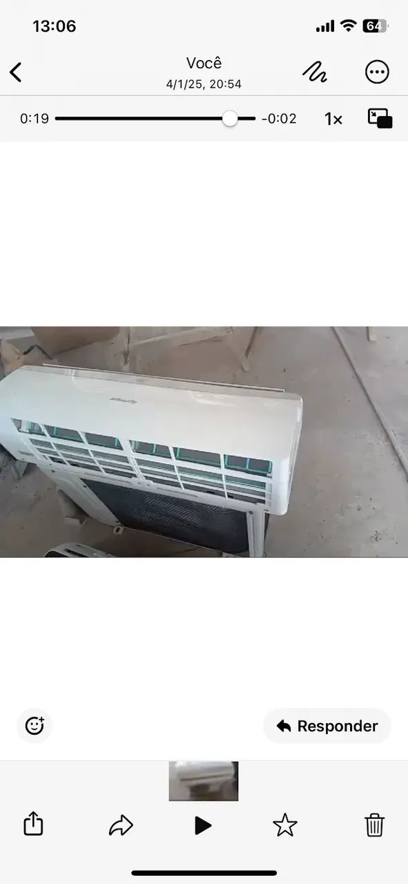 Ar condicionado 9.000 Btus 127w