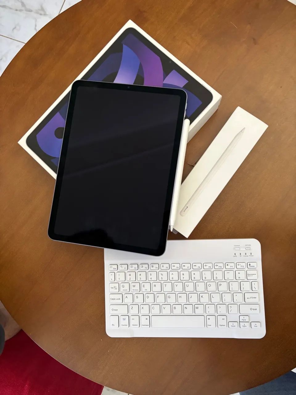 Ipad air 5 roxo 256gb +apple pencil  - Foto 5