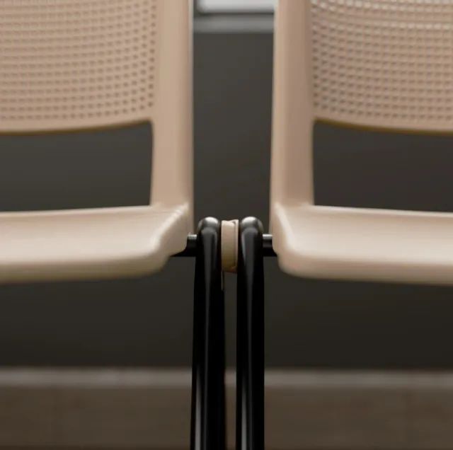 Cadeira Up Fixa - Cadeira Fixa Multifuncional - Cadeira Longarina - Foto 5