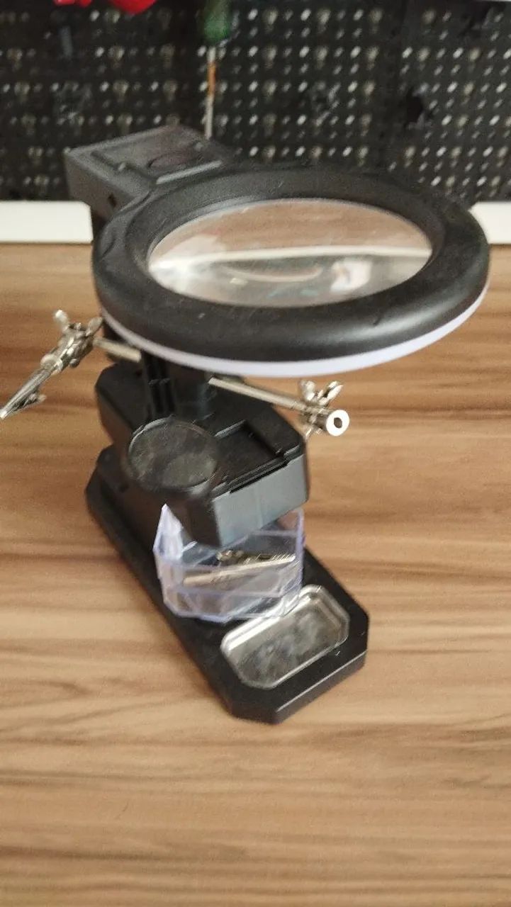 Lupa para Solda com Iluminação LED - Foto 2