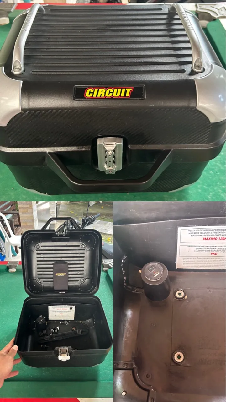 Baú/Bagageiro para Moto - CIRCUIT
