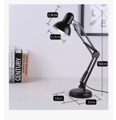 Luminária de Mesa Abajur Articulável Quarto e Escritório - Foto 5