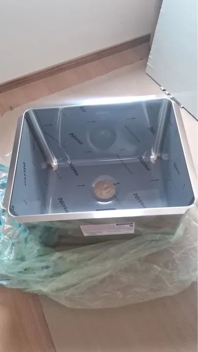 Cuba de cozinha em aço inox NOVA  - Foto 3