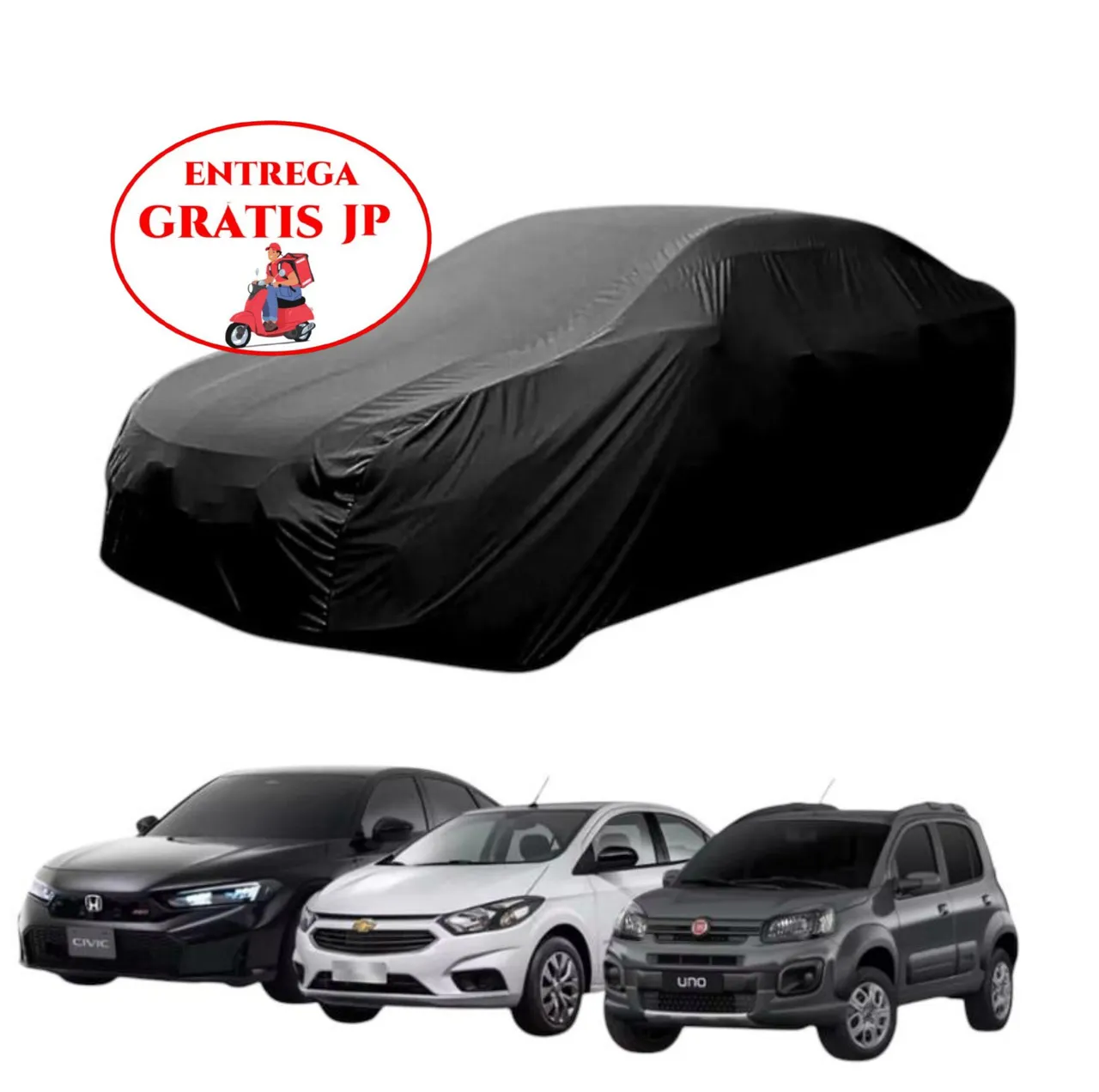 CAPA EM COURO ECOLÓGICO PARA COBRIR CARRO 100% IMPERMEÁVEL