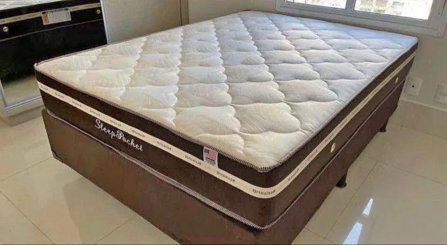 Cama box colchão e base hoje ja