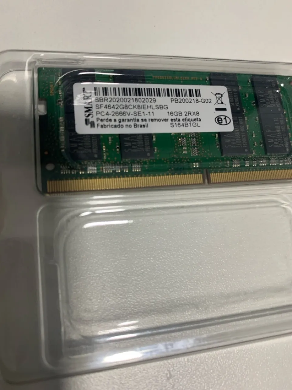 Memória RAM Smart 16GB DDR4 2666Mhz - NOTEBOOK 