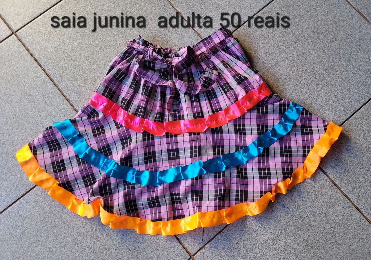 Saia Junina Adulta - 50 Reais