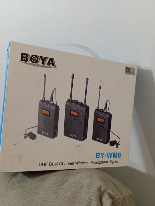 Microfone de Lapela Sem Fio