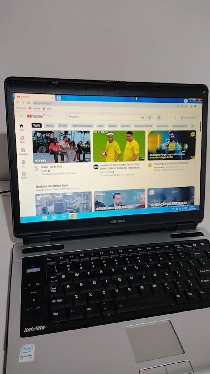 Notebook Core 2duo W7 Pro Ativado SSD 64302741932289123