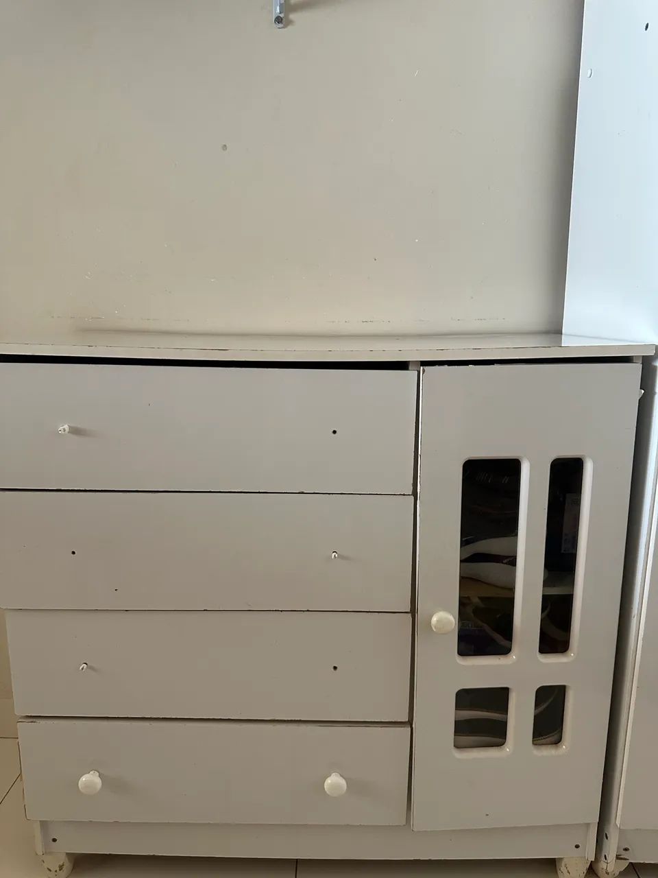 Cômoda e guarda roupa infantil