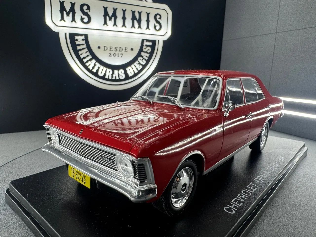 Miniatura Chevrolet Opala 2500 1969 1/24 Salvat - Foto 2