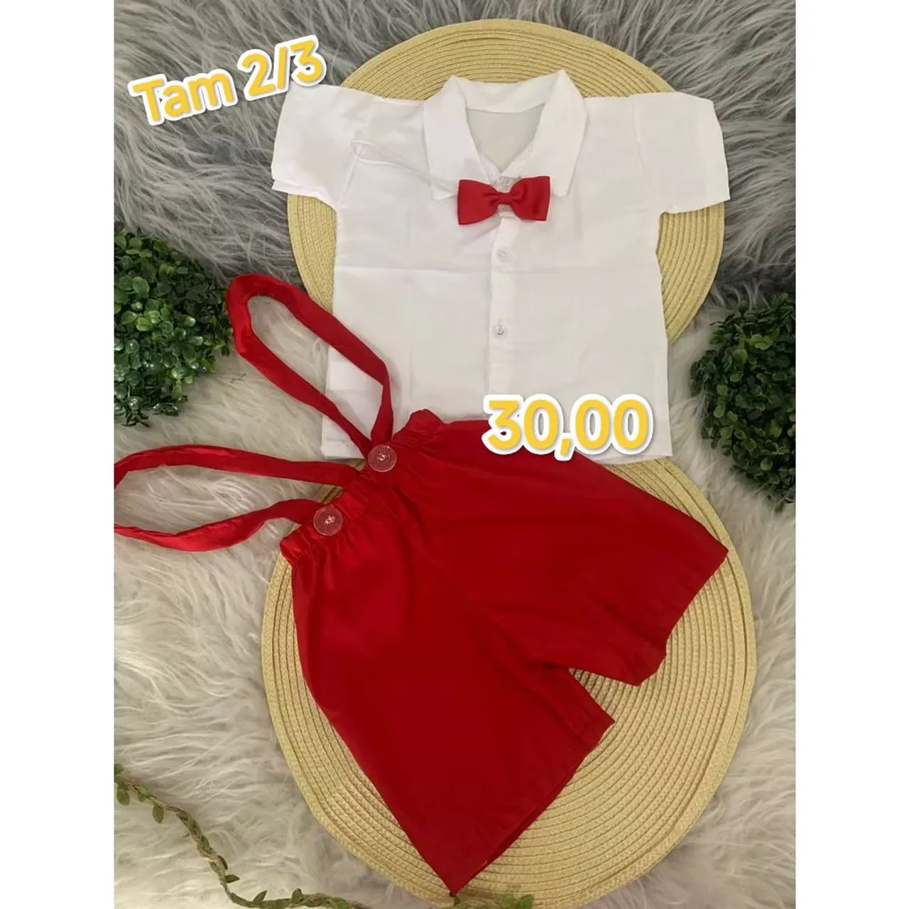 Conjunto infantil natal festas menino
