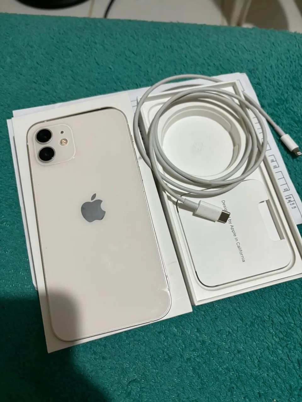 Vendo iPhone 12 com nota fiscal caixa