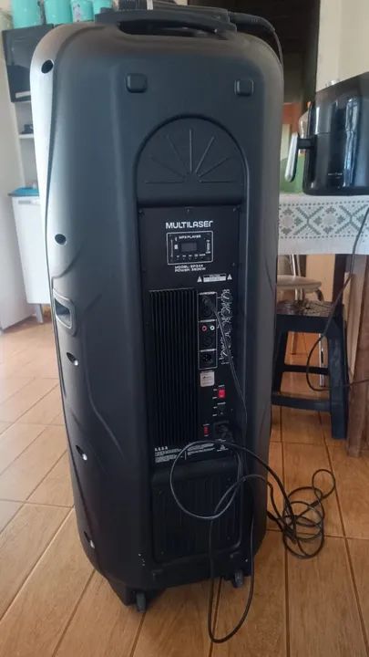 Caixa de Som Multilaser com Bluetooth e Luzes - Foto 4