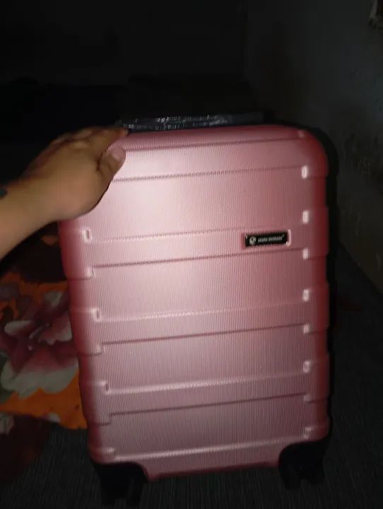 Mala de Viagem Rosa - Media