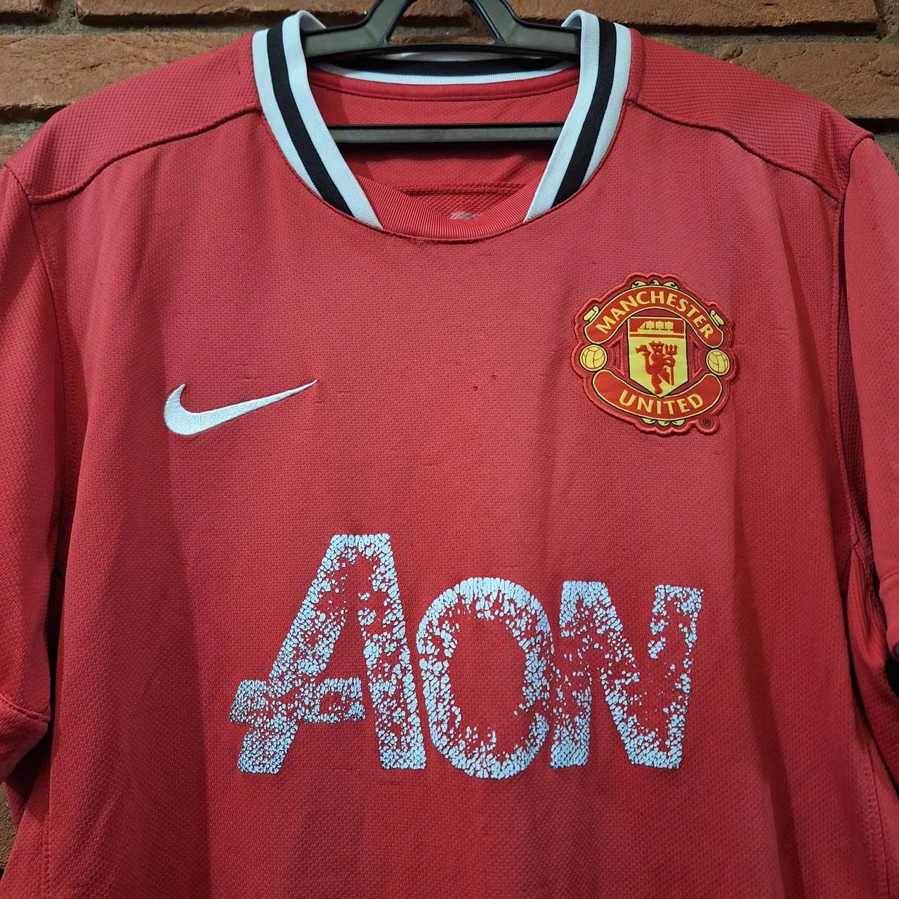 Camisa Manchester United Inglaterra Nike 2011 - Foto 3