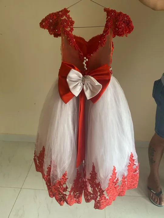 Vestidos Infantis Vestido De Daminha Mercado Livre Vestido De