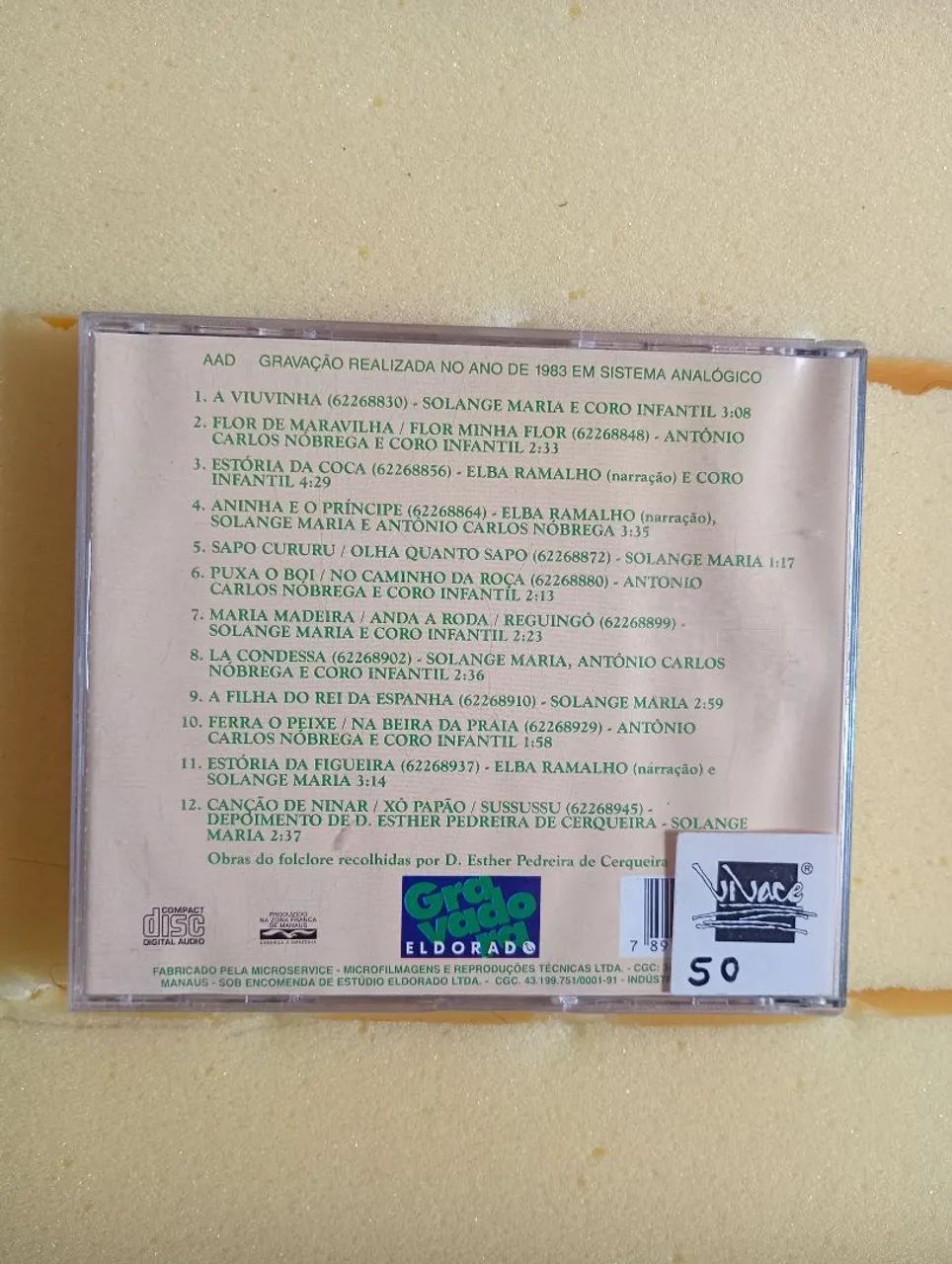 Cd Infantil Brincadeiras de Roda, estórias e Canções de Ninar - Foto 3