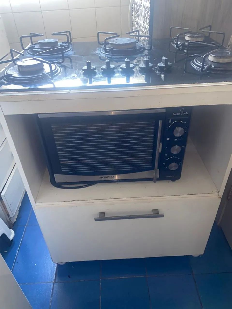 Cooktop + Fono Elétrico Mondial + Armário  - Foto 3