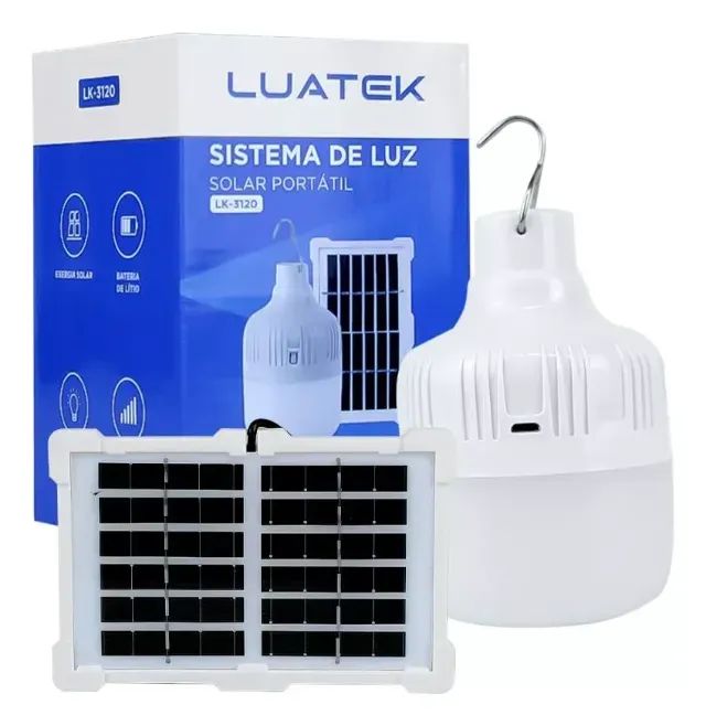 Lampada solar Recarregavel Portatil 10w