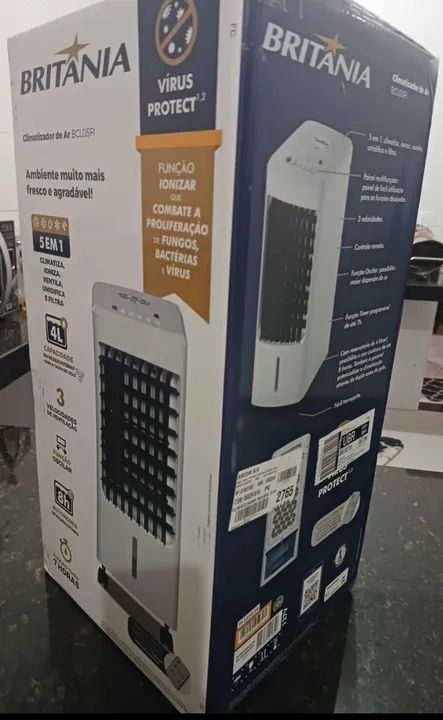 Climatizador de ar marca Britânia, 5 em 1, 127v - Foto 4