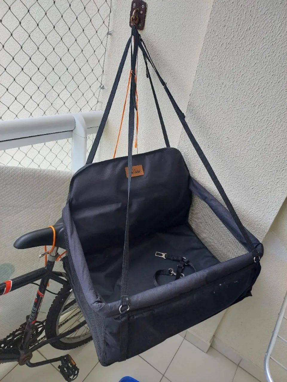 Cadeirinha Assento Duplo Para Viajar Com 2 Pets no Carro Cães Gatos.  - Foto 2