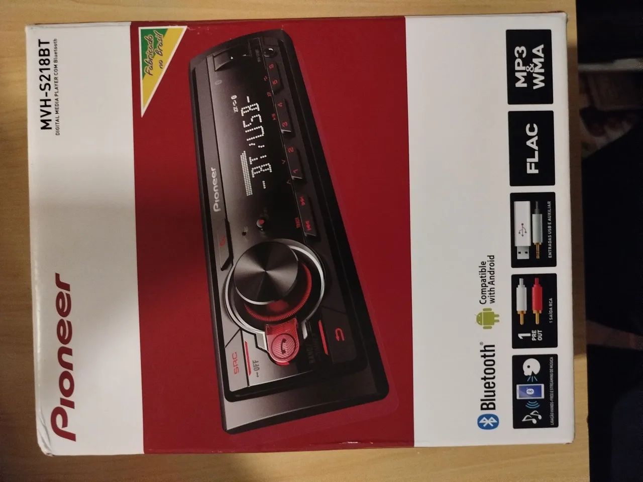 Som Auto Pioneer MVH-S218BT Bluetooth - Foto 3